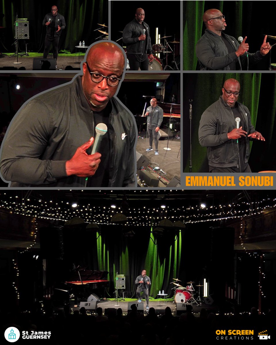 We were treated to a brilliant evening of laughter with Emmanuel Sonubi on stage at St James Guernsey last night! What a fantastic warm-up for the festival kicking off over the next three days — an exciting blend of music and artists you definitely won’t want to miss!