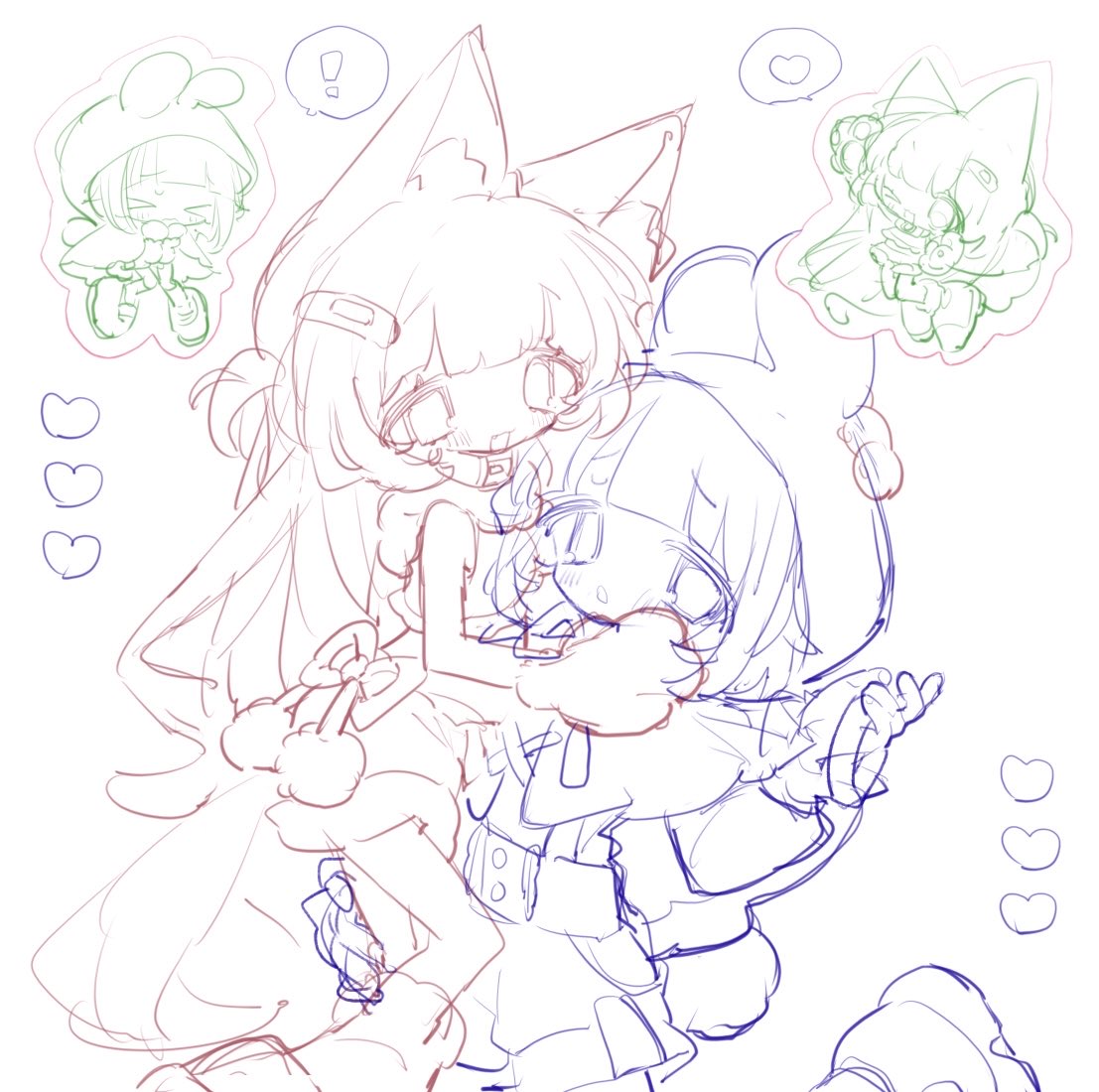 ✨うさねこ16✨　spirit forest　 手描きイラスト うさねこ (@usaneko_aihj) / Posts / X