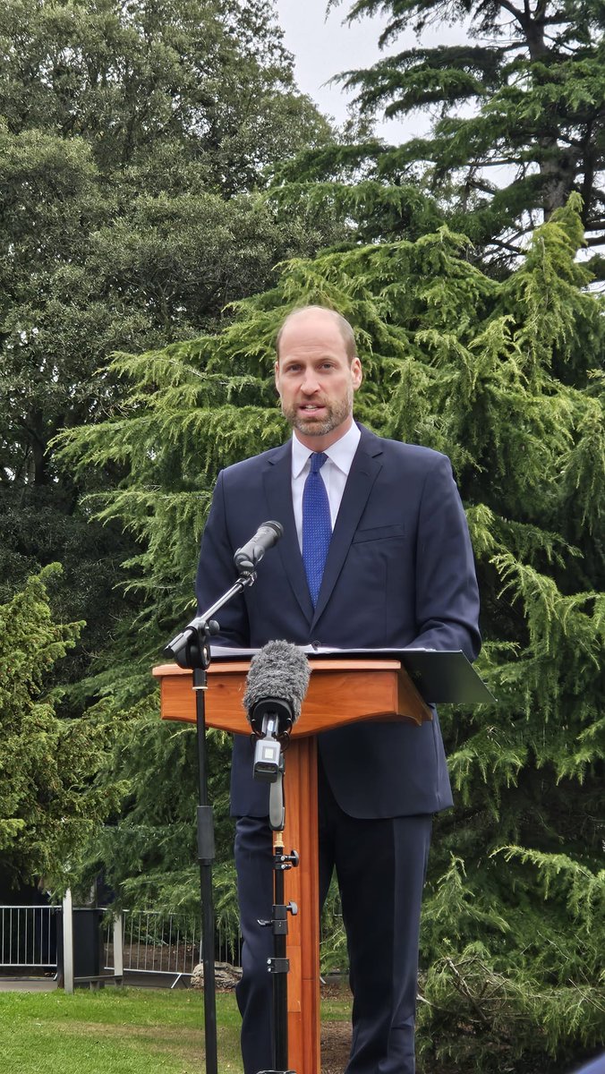 I attended the launch of the first Global Humanitarian Memorial in Gunnersbury Park with the Prince of Wales