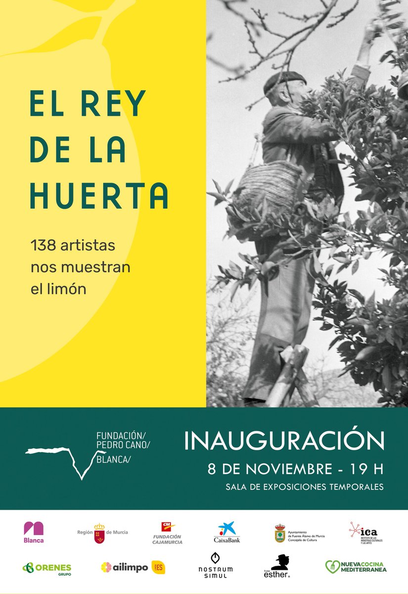 ¡Qué ganas de celebrar nuestro 15º aniversario! Este año comenzamos a lo grande con una exposición muy especial: “EL REY DE LA HUERTA”.

📅 Inauguración: 8 de noviembre, 19h

Con el valioso apoyo de <a href="/ailimpo/">AILIMPO</a> y la colaboración de entidades que comparten nuestro compromiso cultura.