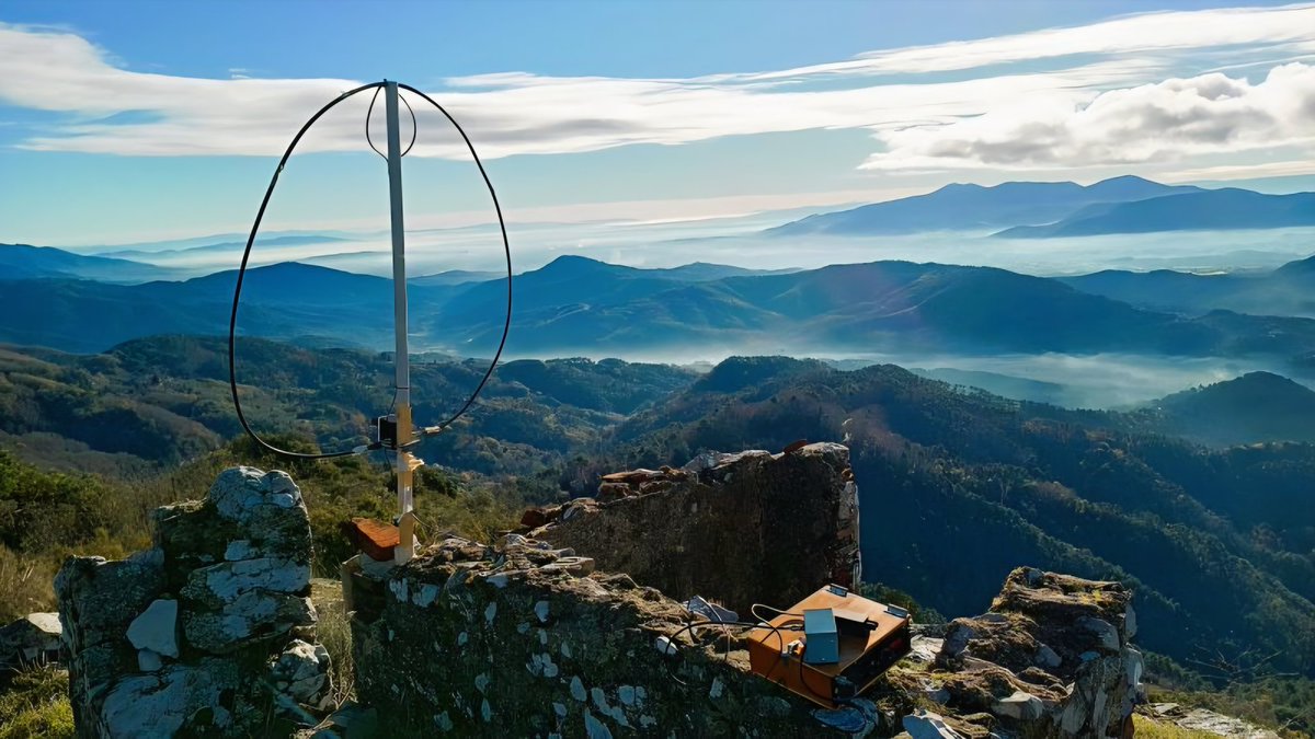 Portable Home-Made Magloop 40-15m (IK5QLO)