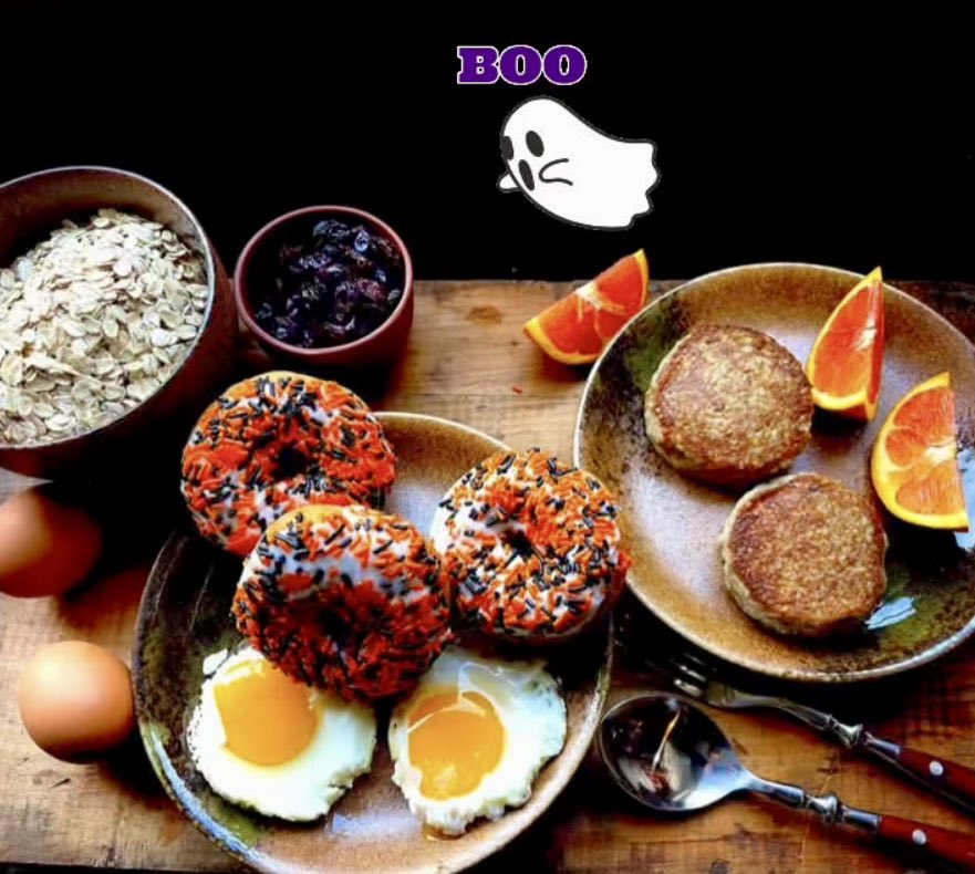 Happy Halloween-Eve!🎃
#thursdayvibe #october30th #halloweeneve #breakfast #goetta #eggs #proteinpacked #goettalicious