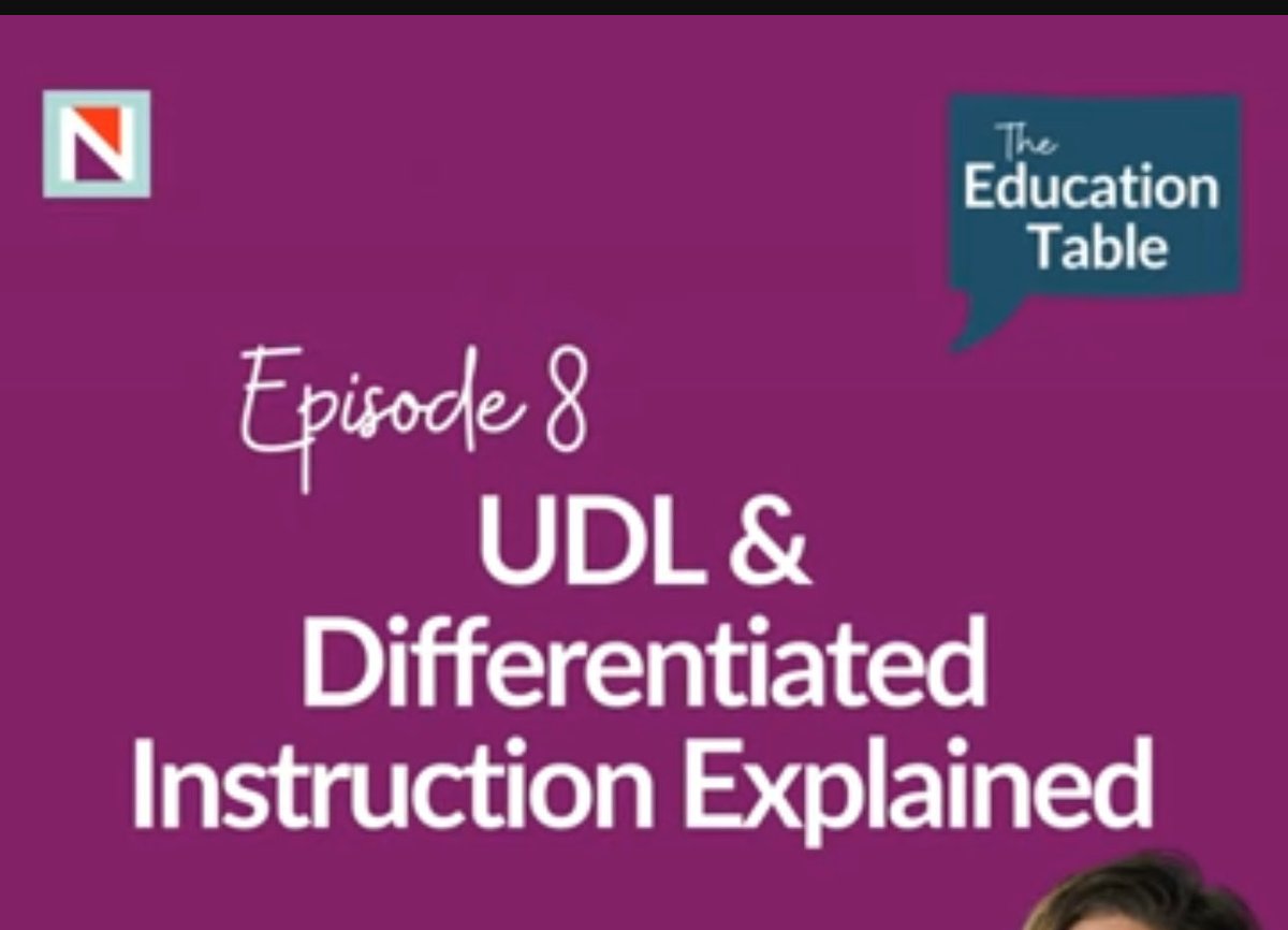 youtu.be/PhWbBOUjRg4?si…
The perfect jump-start to my day listening to <a href="/KatieNovakUDL/">Katie Novak</a> podcast for elem. math planning conversation questions today. What are the barriers? How can we design to open access to all learners! 👏👏#UDL <a href="/iJoeRobinson/">Joe Robinson</a>