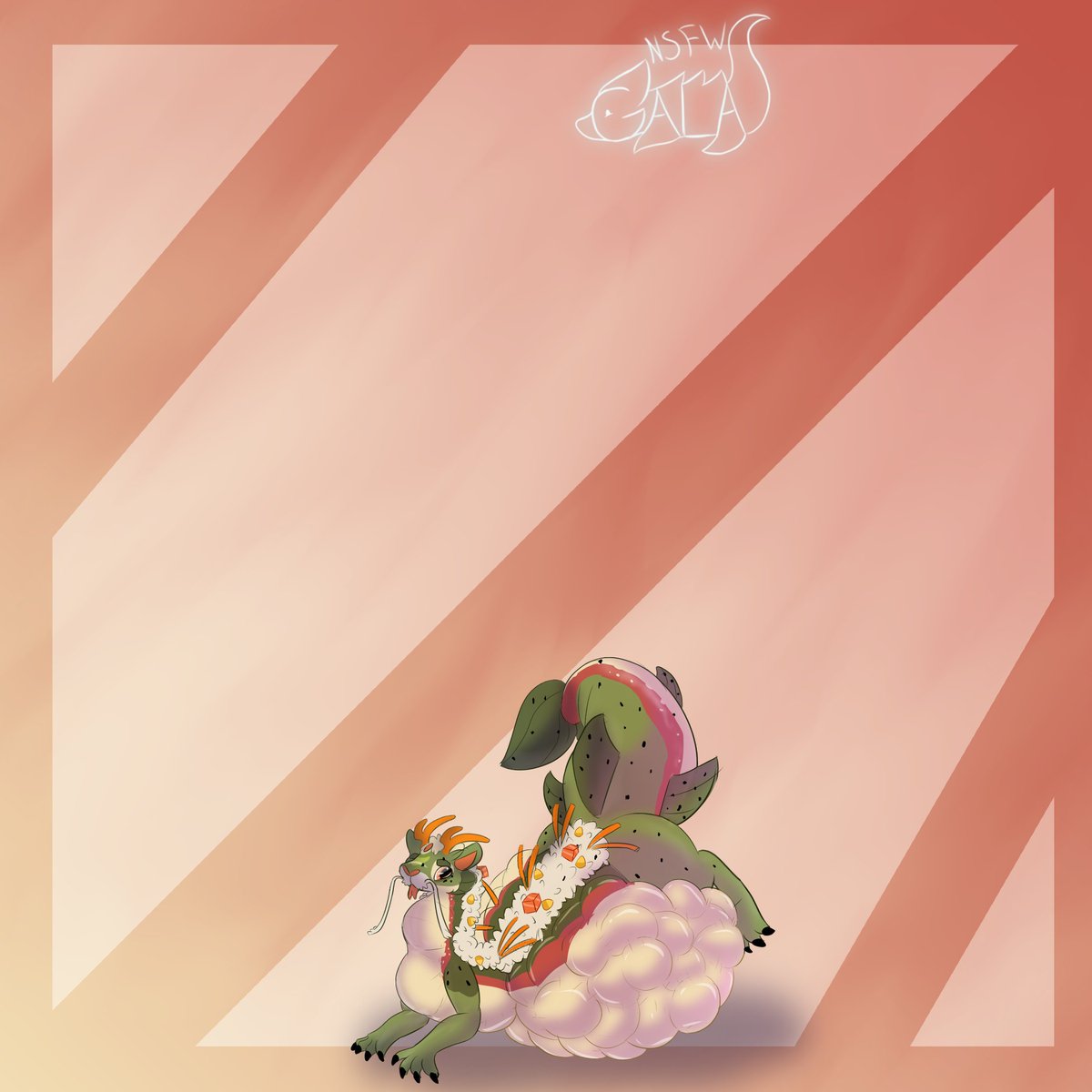 GalaTrixsu's tweet image. (P.1)
Sushi Dragon eating a lot of melons! but maybe he don't digest it really well...do you thing the gas inside is good for this sushi derg? &amp;gt;:3c

Give all your love for the next part!
❤️200
🔁 35

Commo From:
@LumariaSolarii