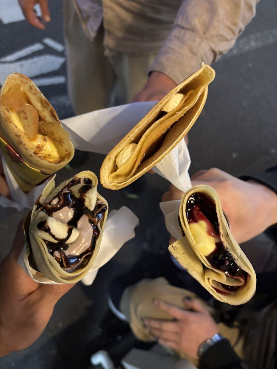 体幹みっちり追い込んでからリカバリークレープ！