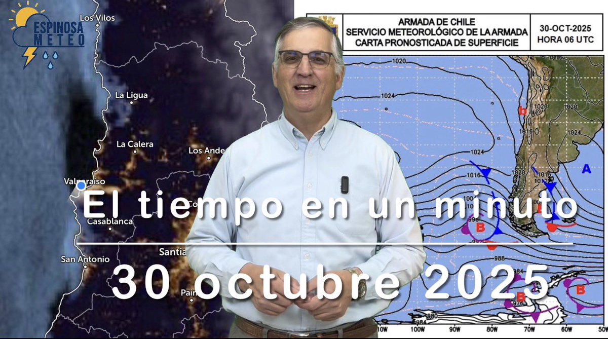 El tiempo en un minuto para hoy jueves 30 de octubre de 2025

youtu.be/YXrshGD3bTg

Comenta y comparte!!!

#Tiempo #PronosticoDelTiempo