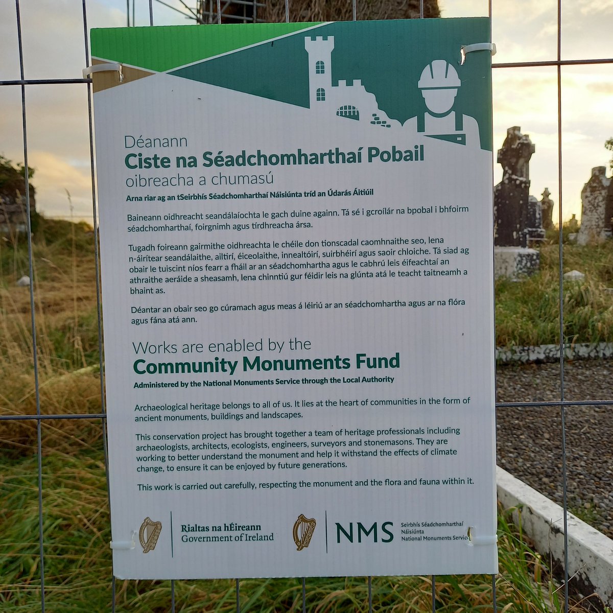 roscommoncoco's tweet image. Phase 2 of emergency conservation works have commenced at Cloonshanville Abbey with thanks to #CMF2025 funding.

#CMF administered by the Heritage Office for @National Monuments Service &amp;amp; the @Department of Housing Local Government &amp;amp; Heritage.

#RoscommonHeritage #Conservation