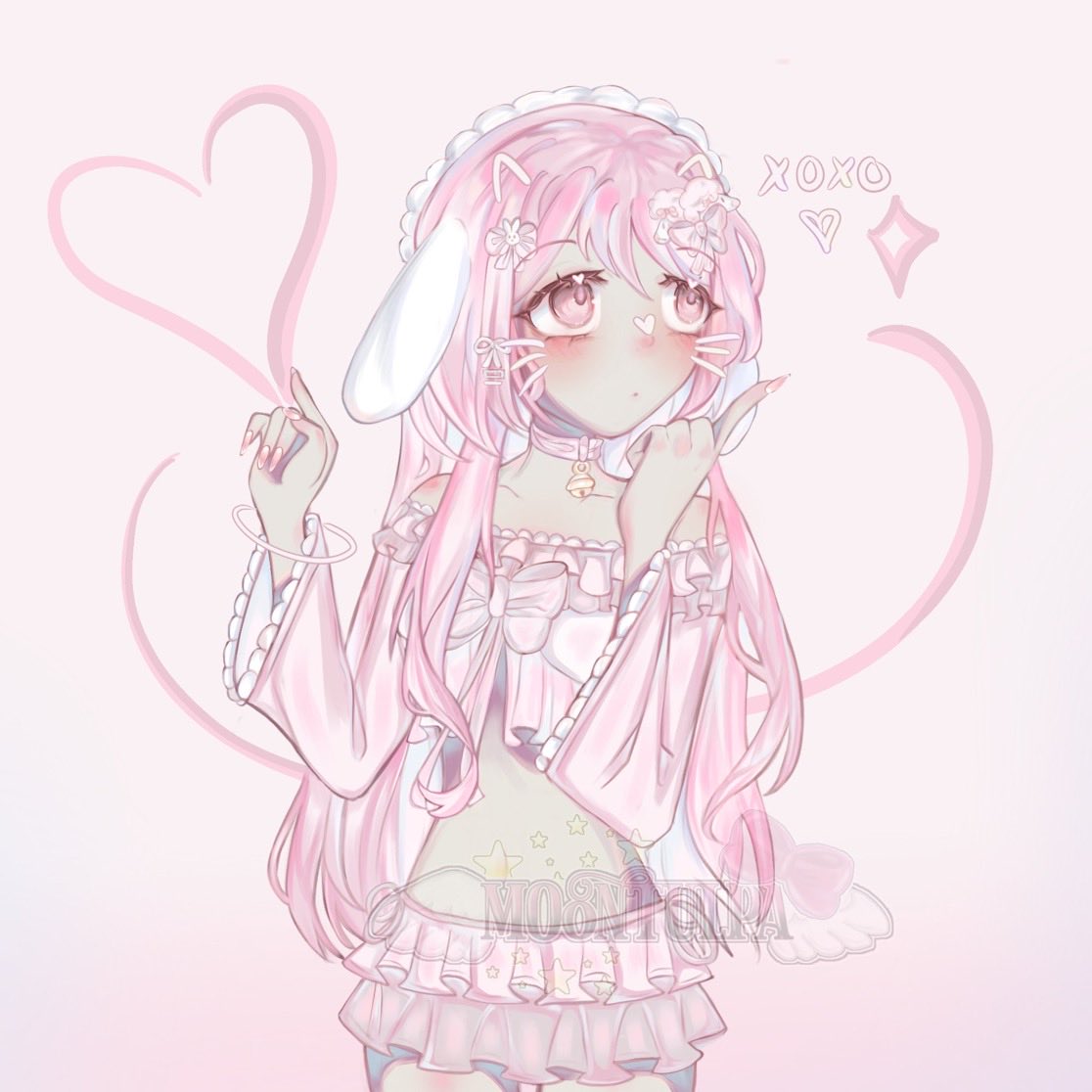 Opening 2 slots for rhd comms :D 

Here’s my latest example (the older art is now outdated) 

Prices:
Bust up is 400k 
Half body is 600k 
Fullbody is 800k 

Dm/reply to order 🫶