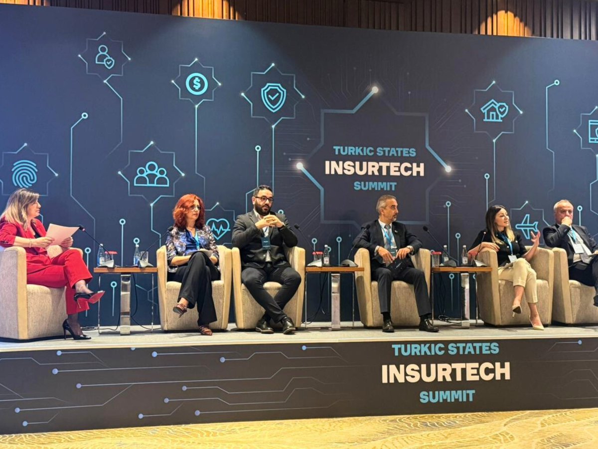 EY_Turkiye's tweet photo. EY olarak Bakü’deki Turkic States Insurtech Summit 2025’teydik!

Ülke Başkanımız Metin Canoğulları, Şirket Ortağımız Ezgi İvecan ve Direktörümüz Yeşim Taşlıoğlu ile birlikte sigorta sektöründe inovasyonu ve dijital dönüşümü ele aldık.

#EYTürkiye #EYCCA https://t.co/hVq7fcZKx8