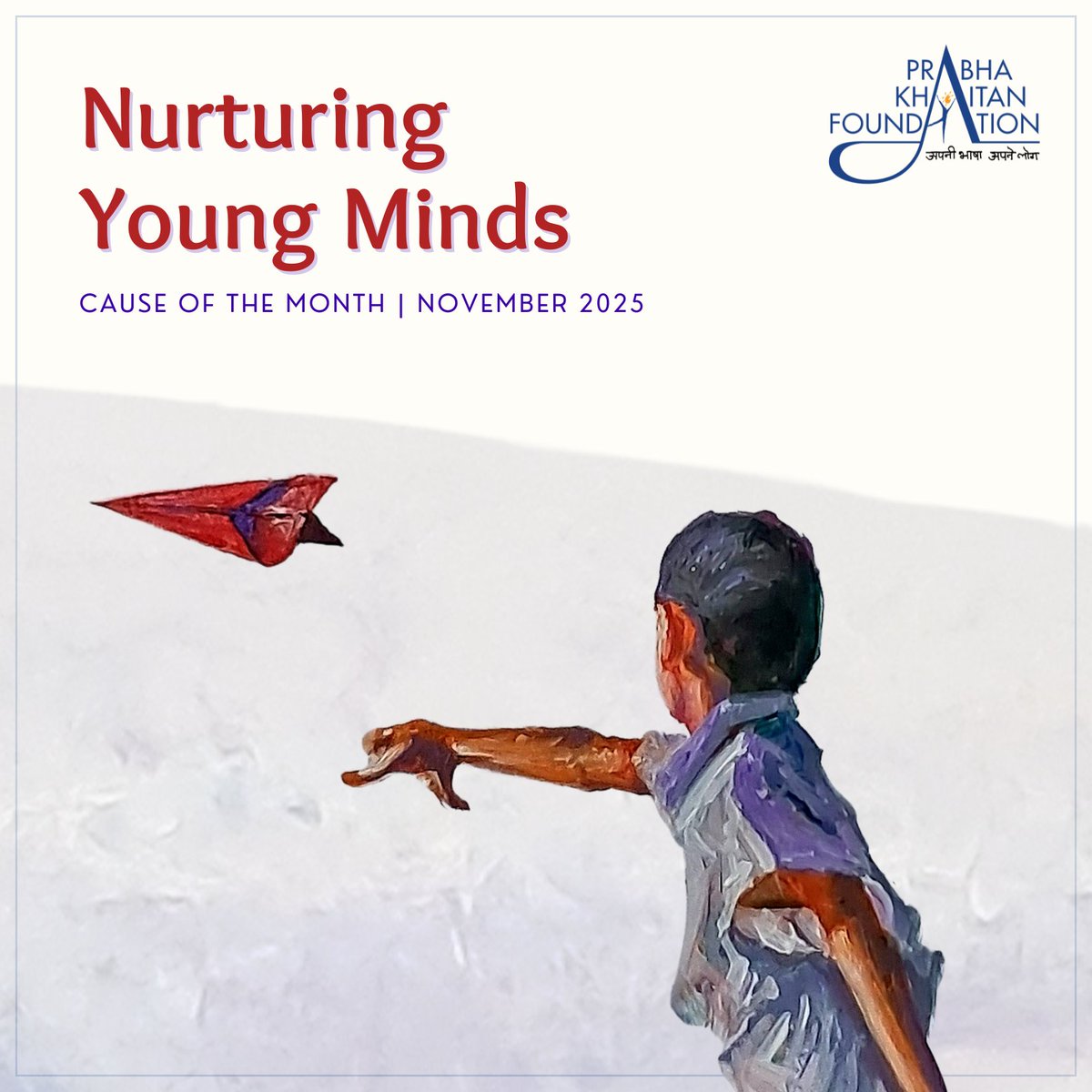 This November, our #CauseOfTheMonth celebrates Children’s Day, dedicated to nurturing young minds - the dreamers, the questioners, the fearless creators of tomorrow.

Every child deserves the freedom to imagine, to learn, to grow, and to be heard. Yet, so many still face barriers