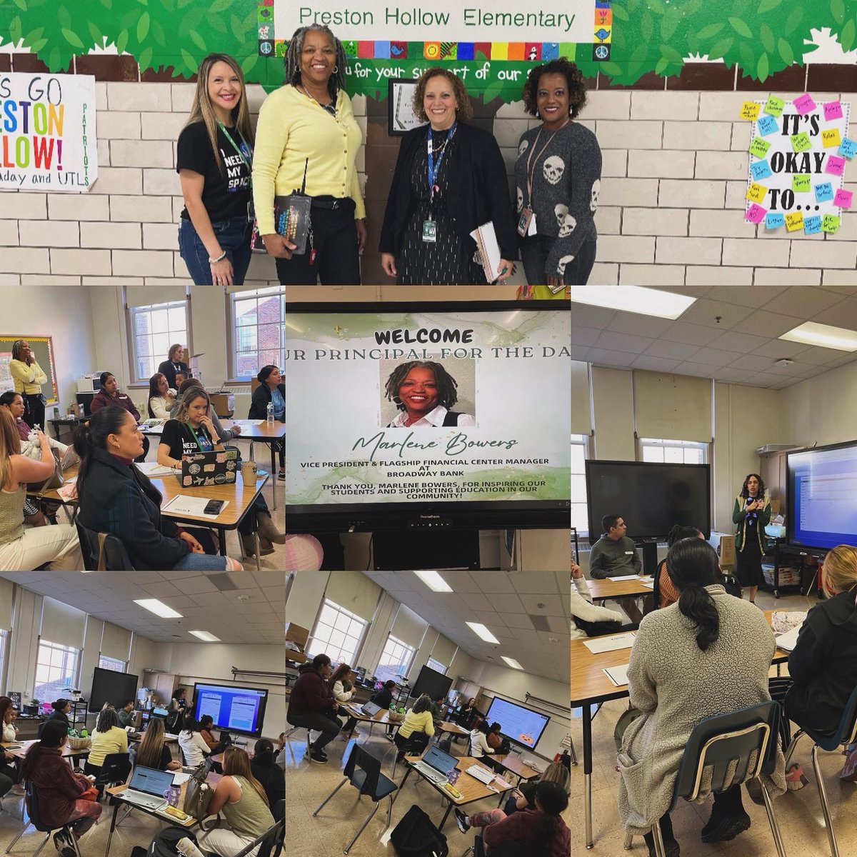 ☕🌟 Coffee with Leadership Recap! 🌟☕ Principal for a Day - Marlene Bowers

Today’s Coffee with Leadership was a huge success! 🎉 Thank you to all the amazing families who joined us to learn more about assessments 📊 and PowerSchool resources 💻 we appreciate your engagement.
