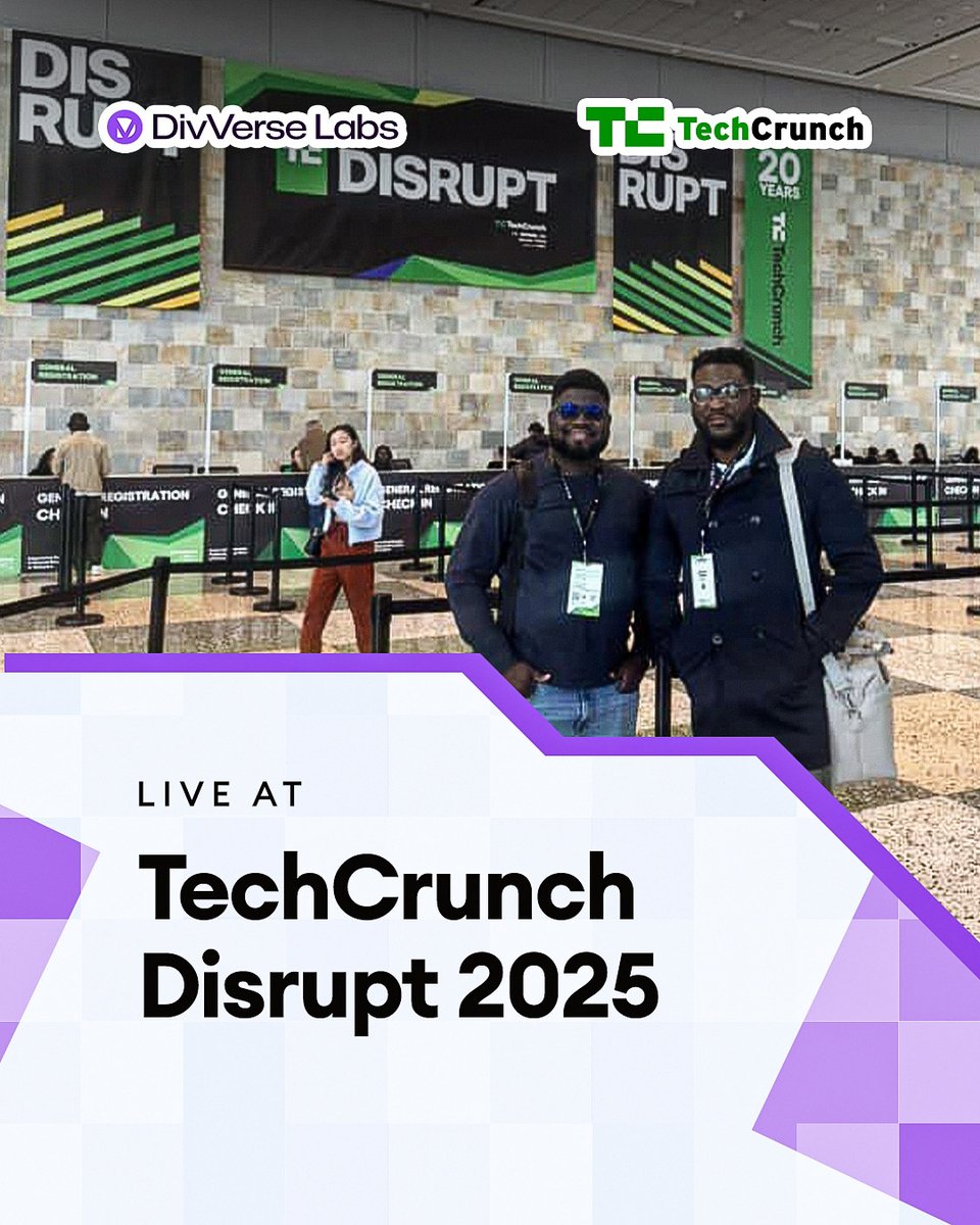 🌍 DivVerse Labs at TechCrunch Disrupt 2025

Our Founder &amp; CEO, Adebayo Ajibade, is live in San Francisco connecting with global innovators, founders, and investors shaping the future of AI and automation.

At DivVerse Labs, we’re known for building Africa’s strongest software