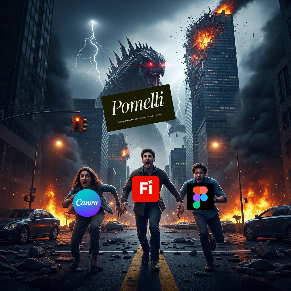trixatory's tweet image. Pomelli just woke up. And it unleashed a kaiju-sized appetite on the design world.
#pomelli #googlelabs