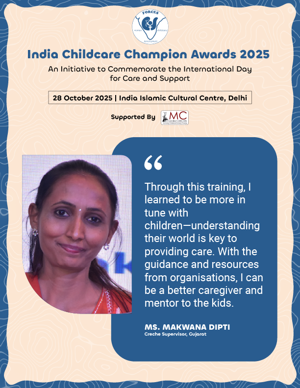 Nationalforces_'s tweet photo. 🎤 Moderated by @natashabadhwar, the session spotlighted inspiring journeys of care workers like Nirmala Kunvar, Brajwala Devi &amp; others—women shaping lives with resilience and love.
It’s time we recognise &amp; professionalise care work. 🌸 https://t.co/9UIQmTFT35