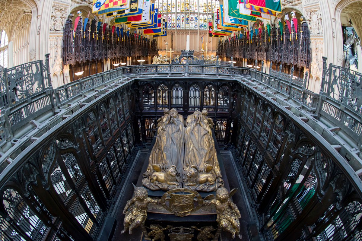 Henry VII was crowned in the Abbey #onthisday in 1485.

This is the tomb where he lies buried with his wife, Elizabeth of York, in the Lady Chapel - built by Henry and described by 16th century historian John Leland as 'the wonder of the world'.