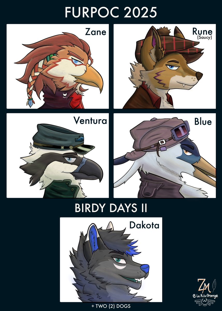 FURPOC BIRDY DAYS II

Drawn just in time for the con 😅