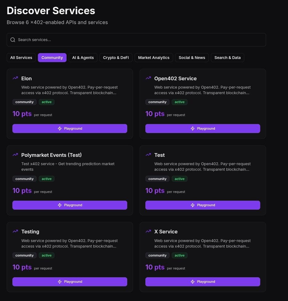 open_402's tweet image. I’ll be picking 2 random community projects or services and rewarding them with $50 each.
Tokenize your HTTP and start earning directly at open402.org/creator