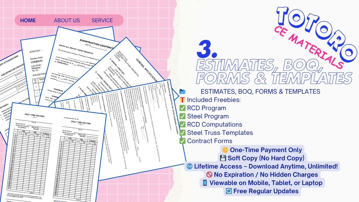 TotoroComms's tweet image. 🚧 Hanap mo ba ay reliable, budget-friendly, at smart na solusyon para sa structural analysis, design, at construction estimates? No need to look anywhere else — 📷 nandito na sa TOTORO CE MATERIALS!    

#StructuralPlan #acadcommission #acadhelper #LfCommissioner #acadserver