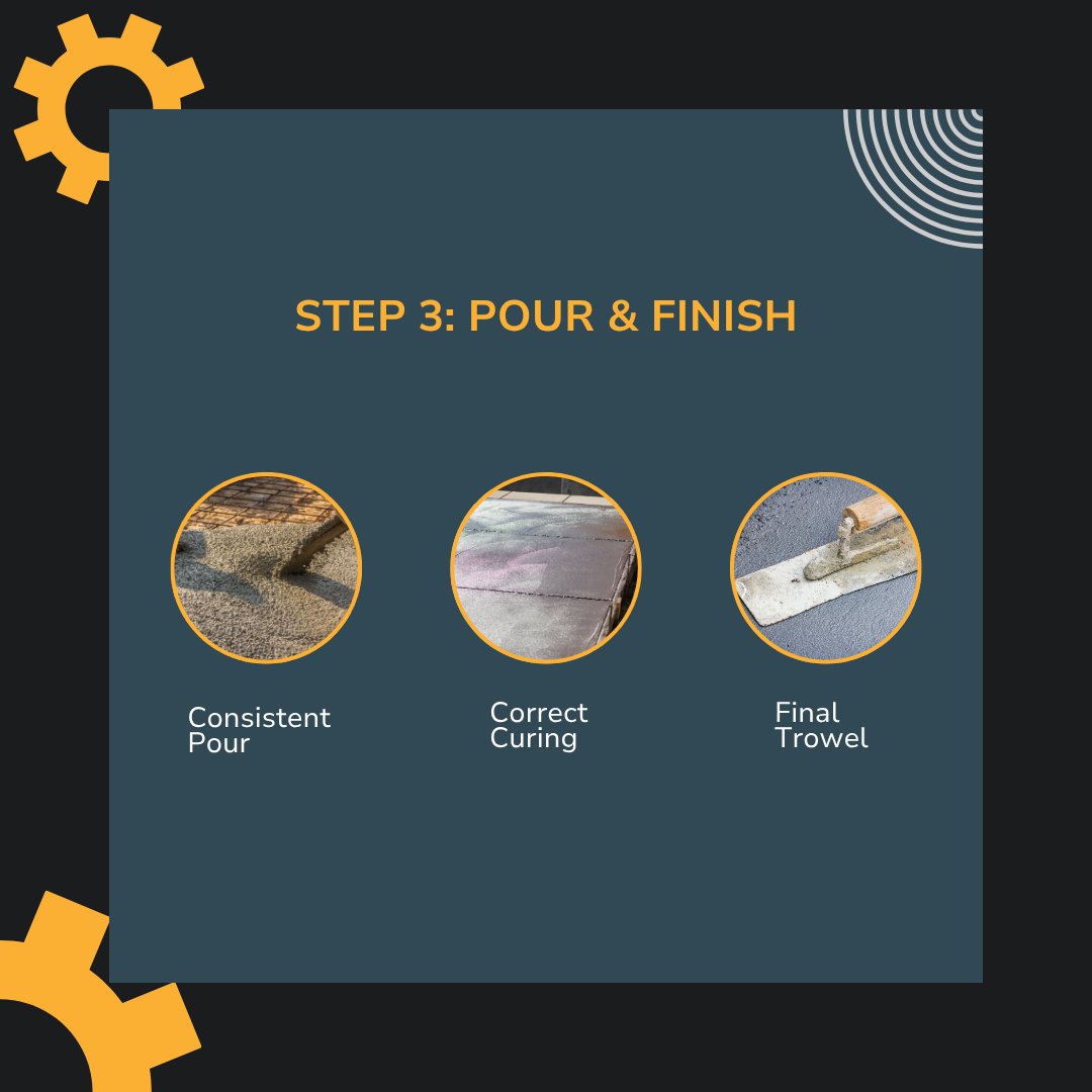 ConcreteSolAtl's tweet image. Good concrete is mostly about preparation. Our teams follow a 3-step approach to protect your investment and curb appeal. Ask about our 10-year warranty. 678-493-7008. Concrete Service Atlanta, GA #ConcreteProcess #QualityBuild