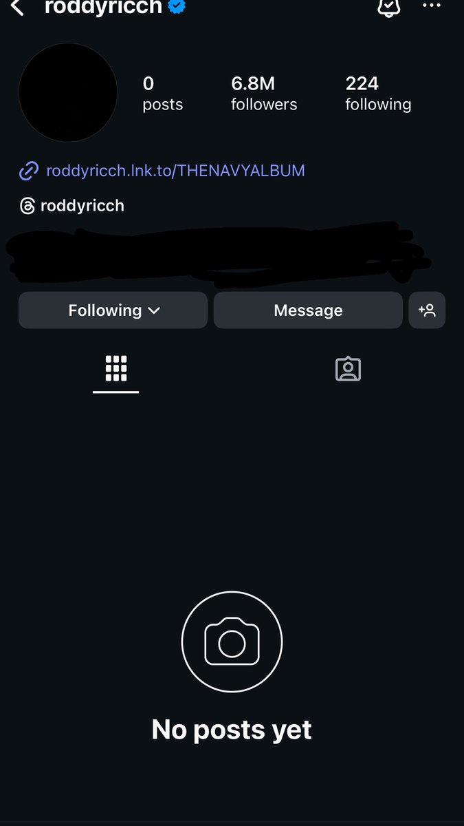 LiveLifeFastRR's tweet image. Roddy Ricch has cleared his IG. COULD IT BE?????