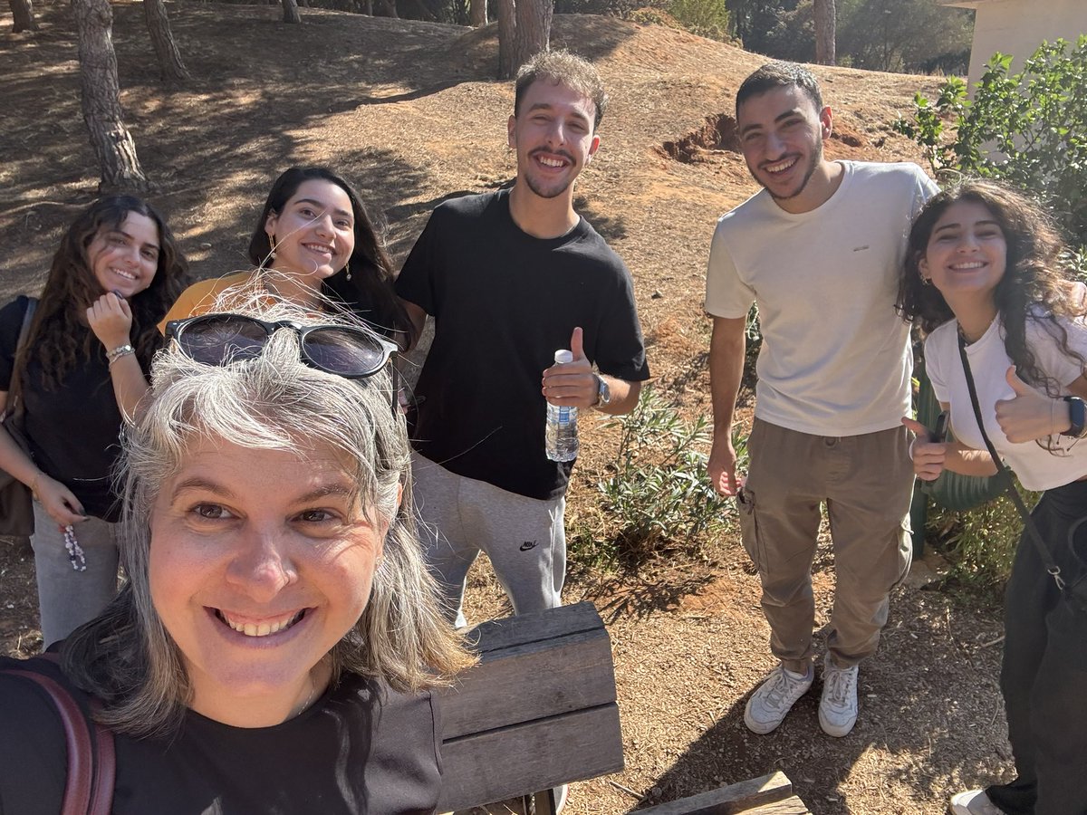 Field visit to Horsh Beirut with students revealed significant upgrades: improved pathways and entrances, renovated children playground, enhanced waste facilities, and a new trade-a-book library. A good example of municipal–NGO collaboration in urban green space management. 🌿