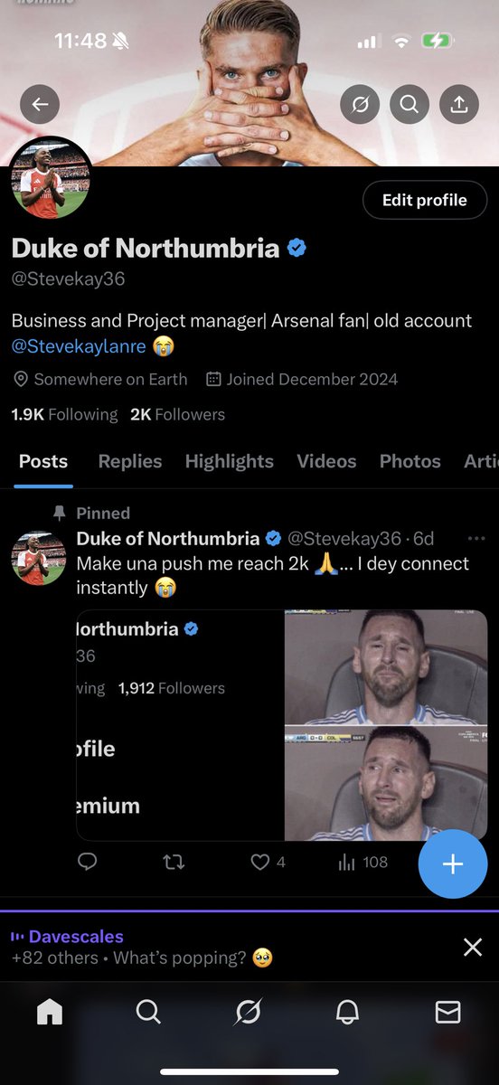 Duke of Northumbria tweet media