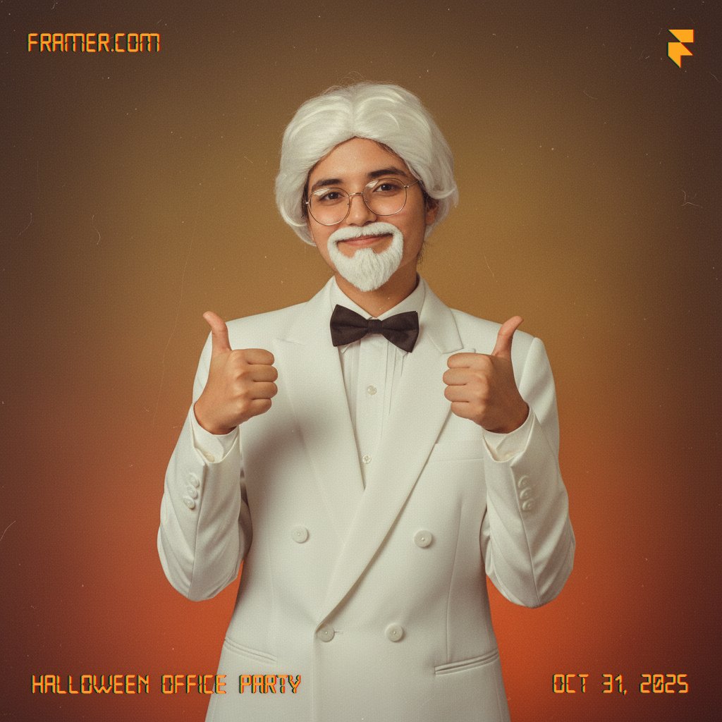 Help me pick my costume for the #FramerHalloweenParty 👀