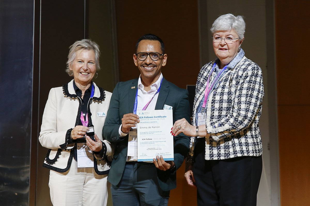 A Moment of Recognition! 🏆

➡️ During the International Archives Congress – ICA Barcelona 2025, we are proud to host the prestigious International Council on Archives (ICA) Fellows Award ceremony.

🏅This program is a cornerstone of the ICA's efforts to recognize and celebrate