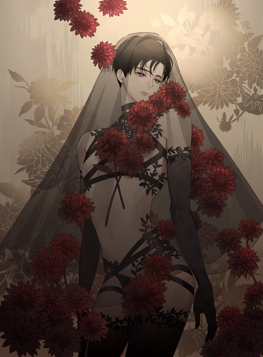 #결혼하는남자 #BL #TheMarryingMan 这次选了深色大丽花给小剑，天气越来越冷了呢