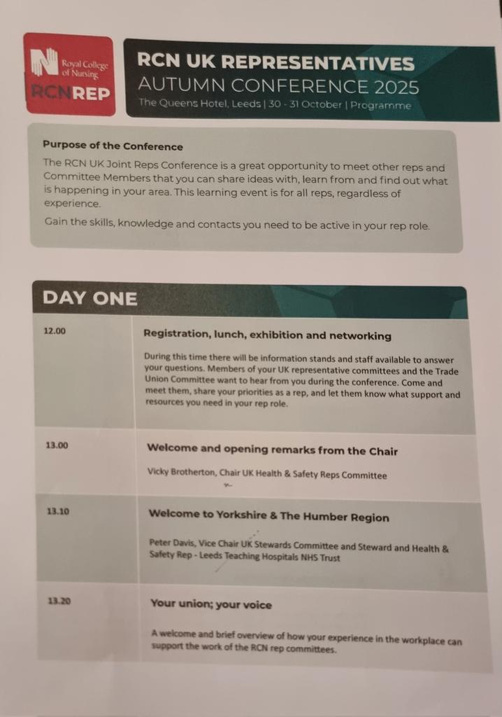 At joint reps conference 2025. Be an active RCN member today. <a href="/RCNEastern/">RCN Eastern</a>