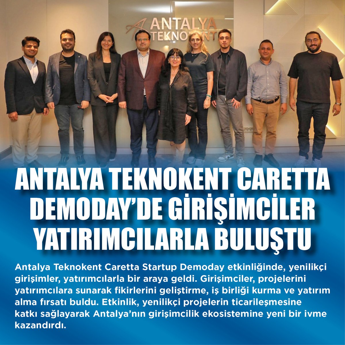 Antalya Teknokent Caretta Startup Demoday etkinliğinde, yenilikçi girişimler, yatırımcılarla bir araya geldi. Girişimciler, projelerini yatırımcılara sunarak fikirlerini geliştirme, iş birliği kurma ve yatırım alma fırsatı buldu.
🔗akdeniz.edu.tr/tr/haber/antal…
