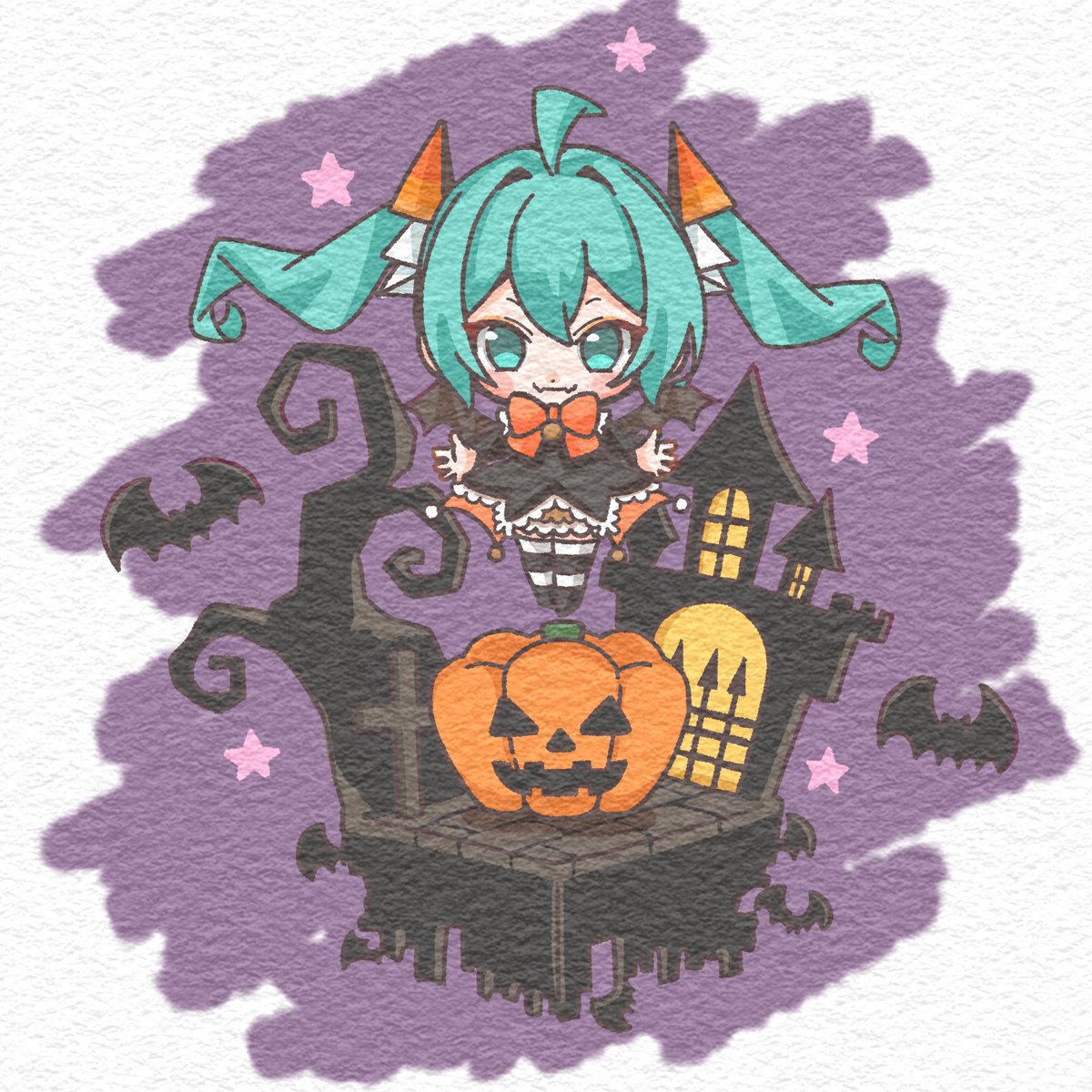 yun_watari's tweet image. 🎃Happy Halloween🎃