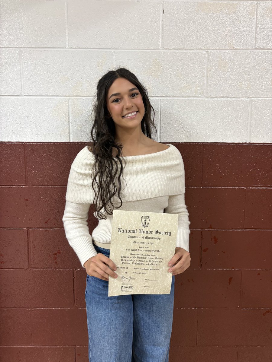 National Honors Society Induction! Blessed to receive this award!