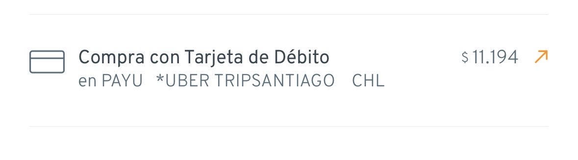 javitapalma's tweet photo. @Uber_Chile  tengo dos cobros del mismo viaje en mi tarjeta redcompra! envíe msj y no me dieron solución!!!! Necesito la devolución AHORA!  Necesito que alguien responda !! https://t.co/75TXwjLfKn
