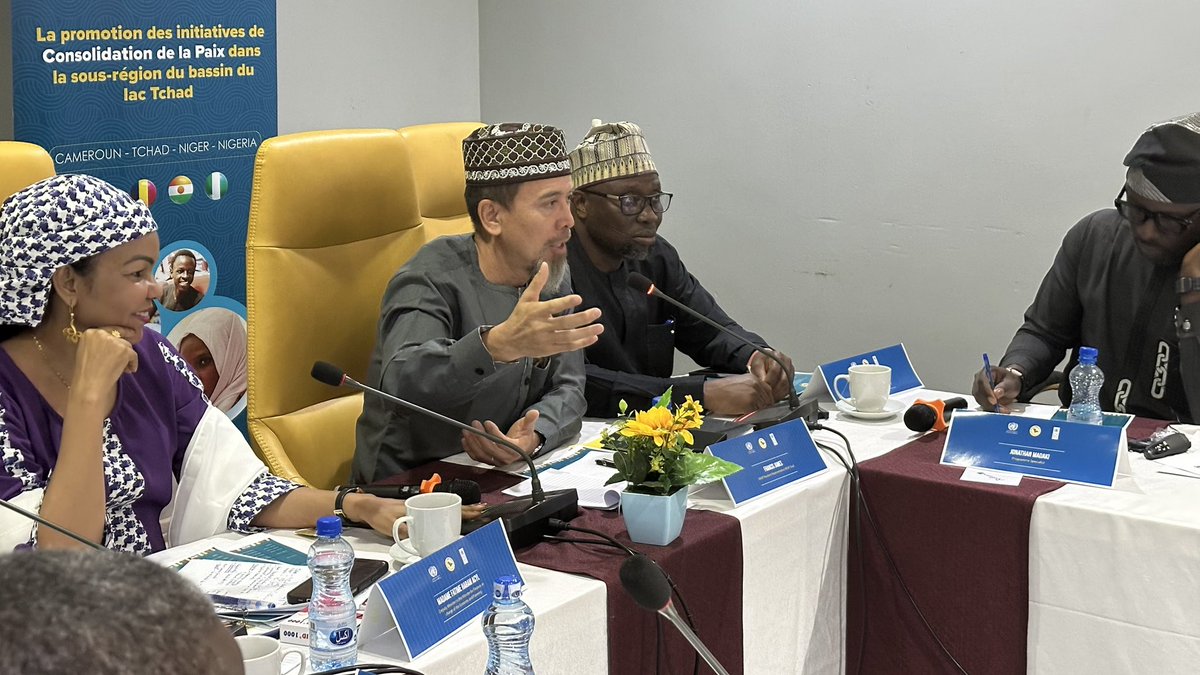 lcbc_cblt's tweet image. 📢 The 2nd #PBF Project Board Meeting is officially open in N&apos;Djamena! 🇹🇩 
#LCBC, #UNDP, Gov’t of Chad &amp;amp; partners celebrate the impact of 44 CSO-led initiatives across 4 countries, including 5 cross-border projects in their peace building efforts recorded so far.
LakeChad…
