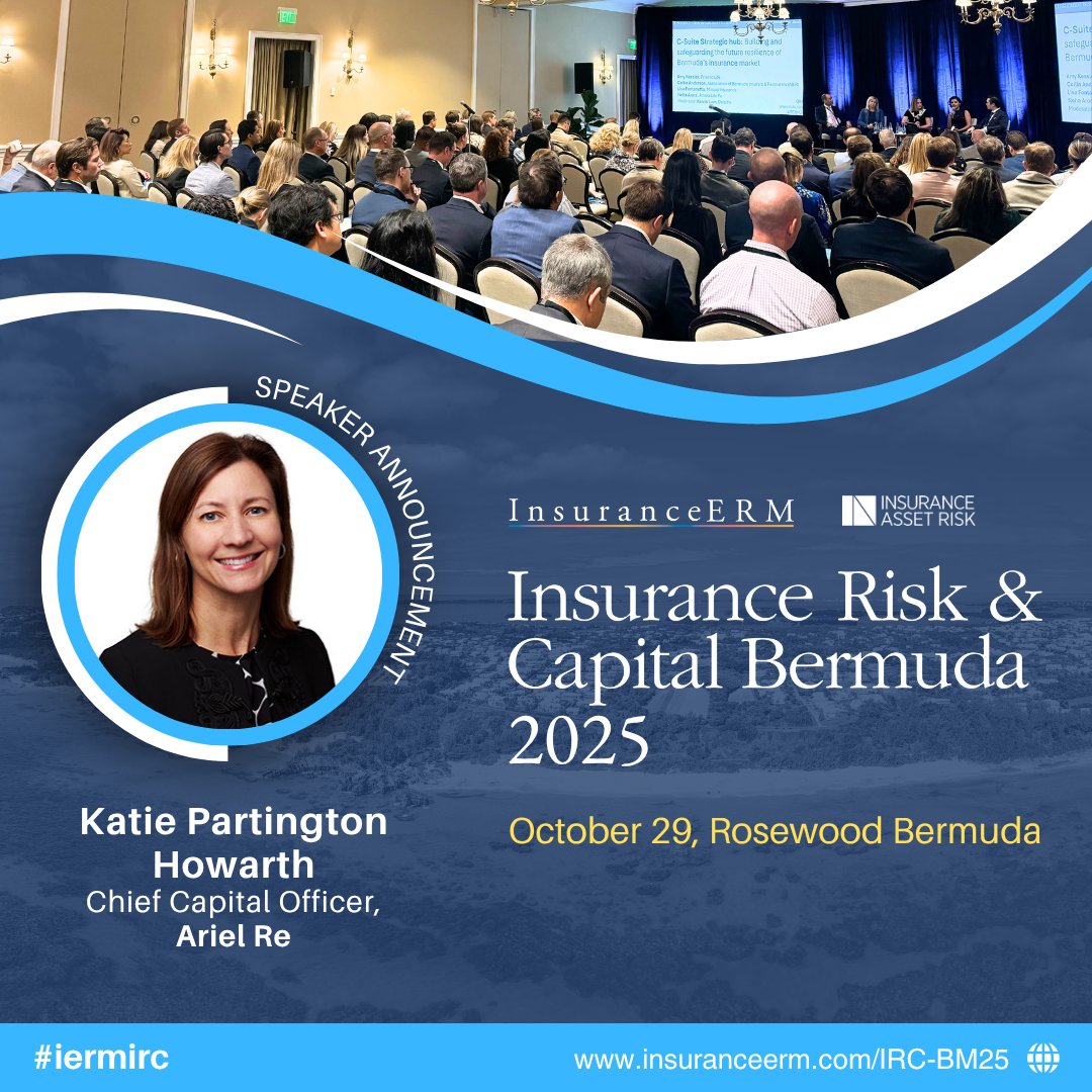 Katie Partington Howarth, moderated the ‘C-Suite Panel Discussion: Strengthening Bermuda’s Place on the Global Stage’ at the InsuranceERM’s Insurance Risk &amp; Capital Bermuda conference on October 29. 

Learn more about the event here: insuranceerm.com/content/events…