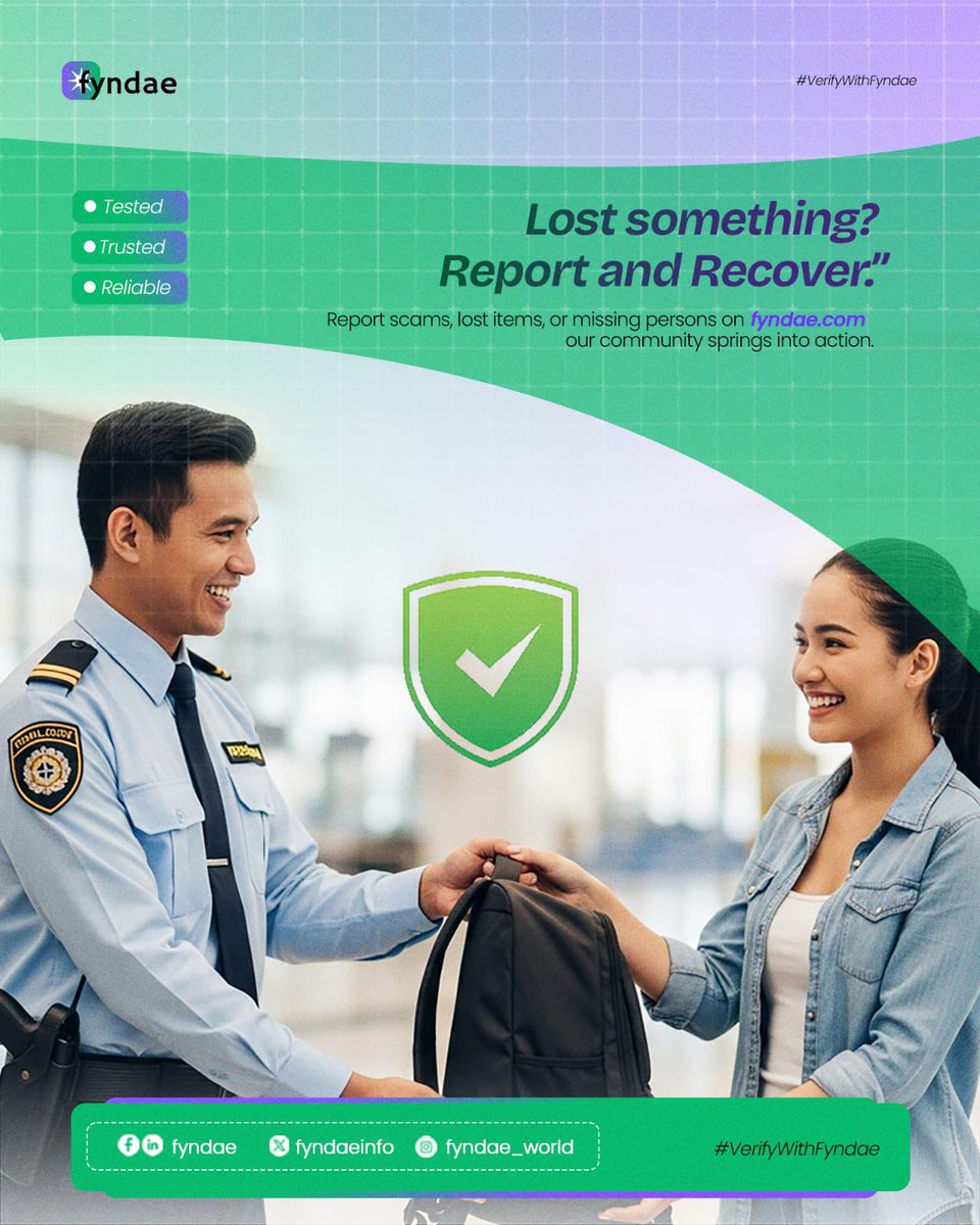 FyndaeInfo's tweet photo. It doesn’t matter what the situation is. Report it on Fyndae and let our community spring into action. https://t.co/3yMz0YtLmi