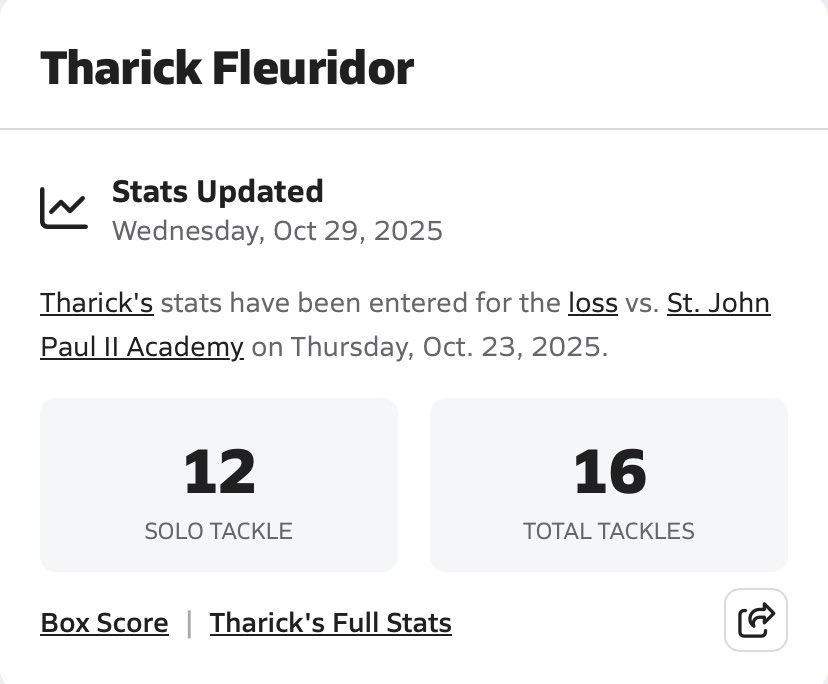 Tharick “Rick” Fleuridor tweet media