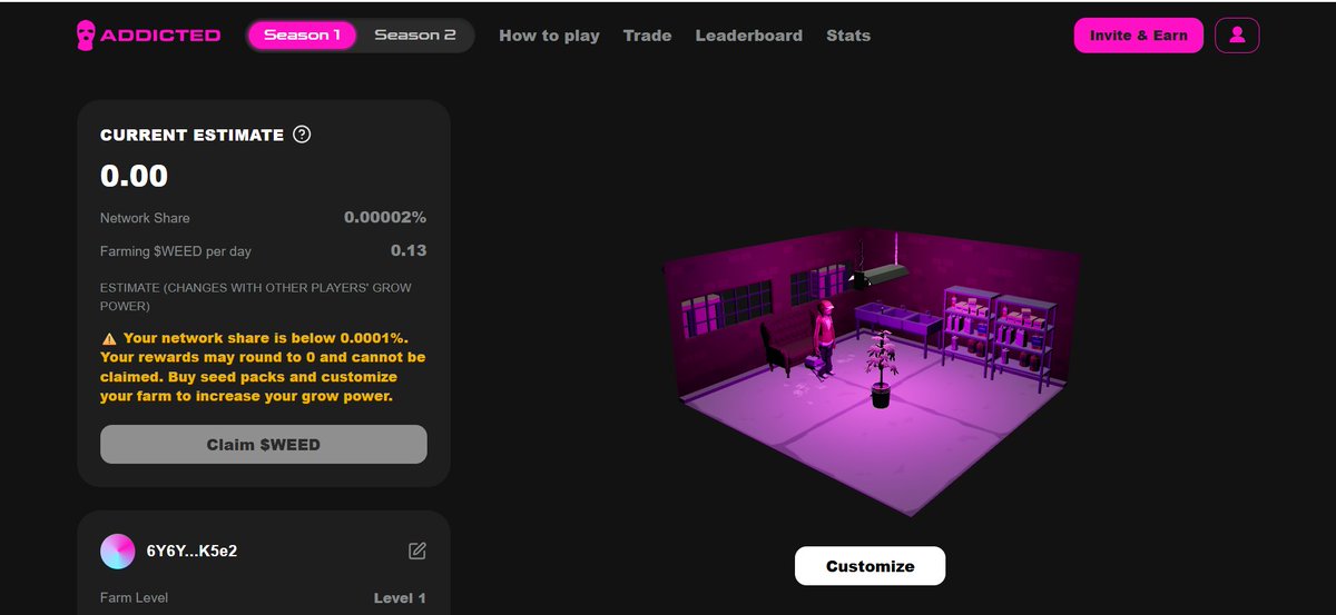 🚨 $10 Million Earned by  ><a href="/addicteddotfun/">Addicted</a> <a href="/pndmdotorg/">Pandemic Labs</a>
From Ponzi Scheme

-<a href="/addicteddotfun/">Addicted</a> is a web3 Ponzi game  by Pandemic Labs on the <a href="/solana/">Solana</a> launched  September 30  2025
- 26607 people join in fomo
- Only 2661 Early participant  made the profit from $WEED
