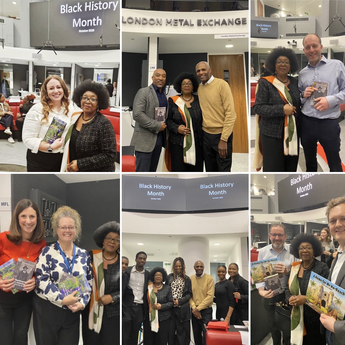 Great time at London Metal Exchange’s BHM last night. Luther Blisset OBE &amp; I spoke about our work, DEI &amp; leadership. After crying in morning re. Hurricane Melissa, I ended the evening singing &amp; dancing to ‘The Giant Choir’ performing Bob Marley’s “Don’t worry about a thing…”