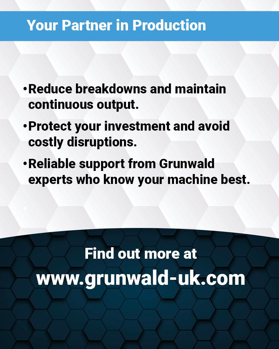 GrunwaldLtd's tweet image. 𝗞𝗲𝗲𝗽 𝘆𝗼𝘂𝗿 𝗽𝗿𝗼𝗱𝘂𝗰𝘁𝗶𝗼𝗻 𝗿𝘂𝗻𝗻𝗶𝗻𝗴 𝘀𝗺𝗼𝗼𝘁𝗵𝗹𝘆 𝘄𝗶𝘁𝗵 𝗚𝗿𝘂𝗻𝘄𝗮𝗹𝗱 𝘀𝗲𝗿𝘃𝗶𝗰𝗲 𝗽𝗮𝗰𝗸𝗮𝗴𝗲𝘀. 

Find out more at zurl.co/7HPXA. 

#FoodManufacturing #EngineeringSupport #ProductionEfficiency