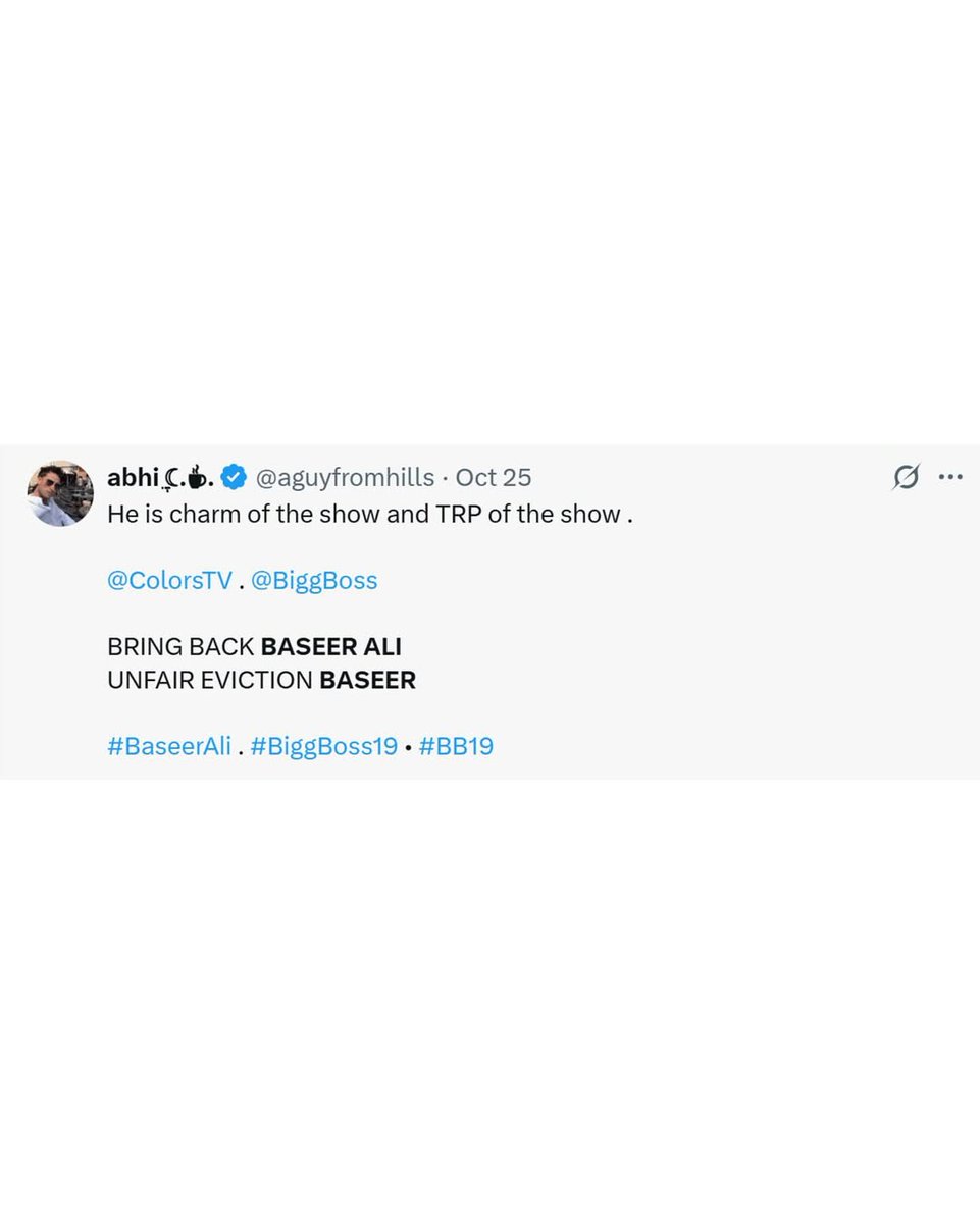 alldatmatterz_'s tweet image. It’s been several days since Baseer left the house, and netizens have been urging the show organizers to bring him back. 
#BaseerAli #BiggBoss19