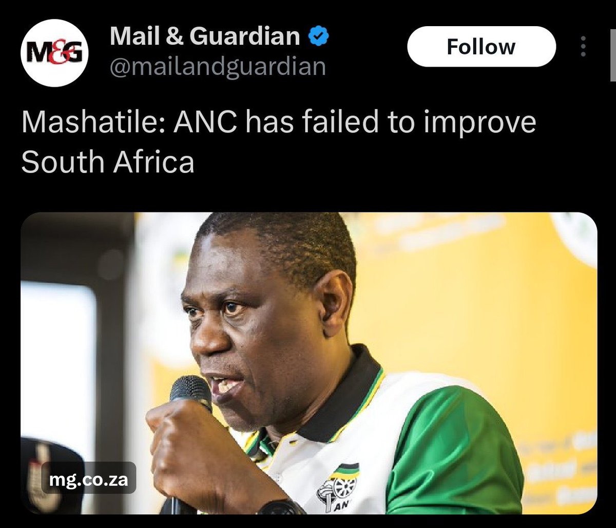Imagine admitting your own ineptitude publicly and people still vote you into power.

South Africans deserve all the harship they live in