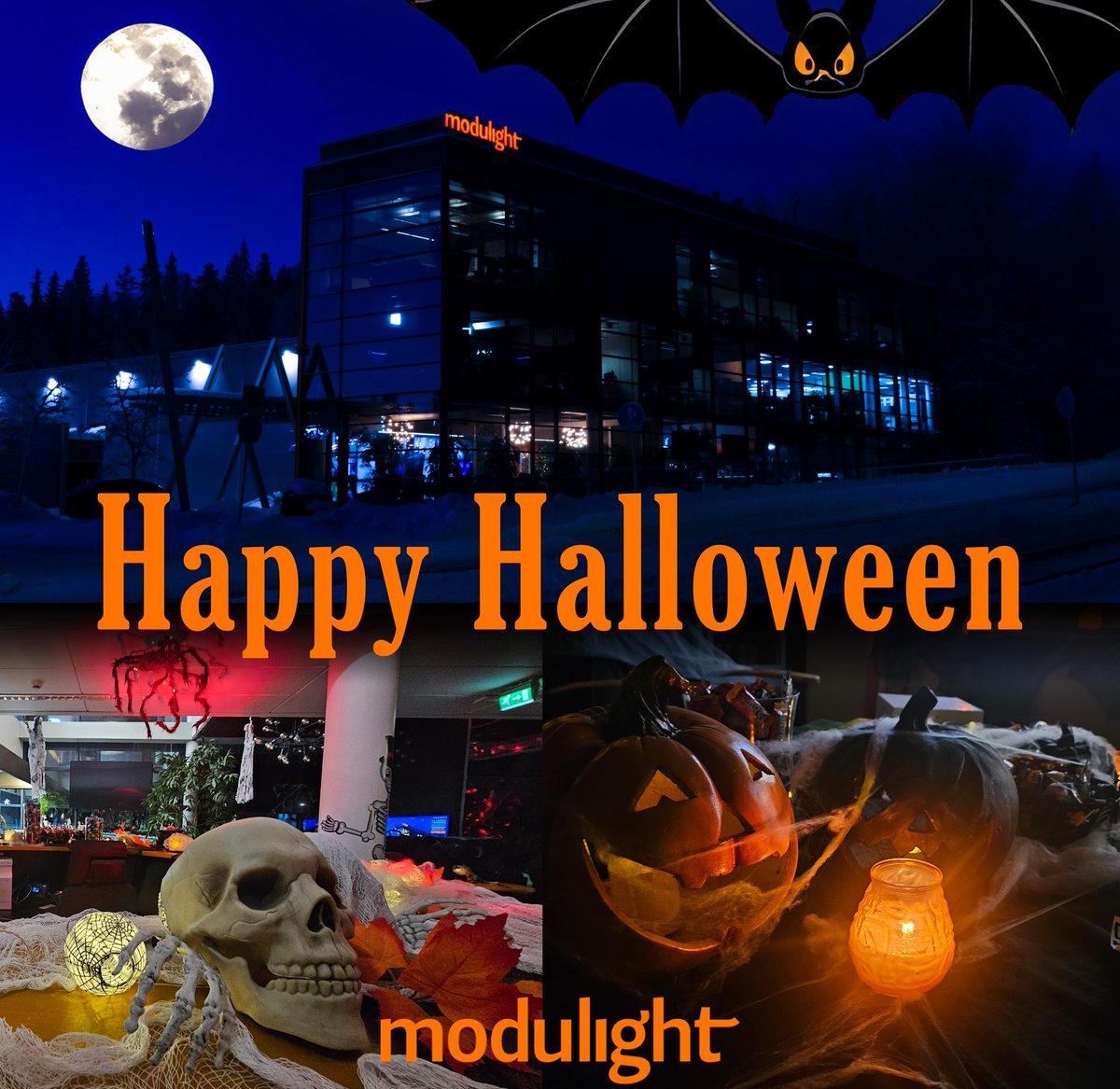 modulight's tweet image. 🎃 Happy Halloween from Modulight! 👻

Wishing everyone a frightfully fun day filled with bright lights, sweet treats, and zero tricks! 💡✨

Stay safe, stay spooky — and keep shining bright like a laser beam! 🔦🕸️

#HappyHalloween #Modulight #LightMatters #SpookySeason