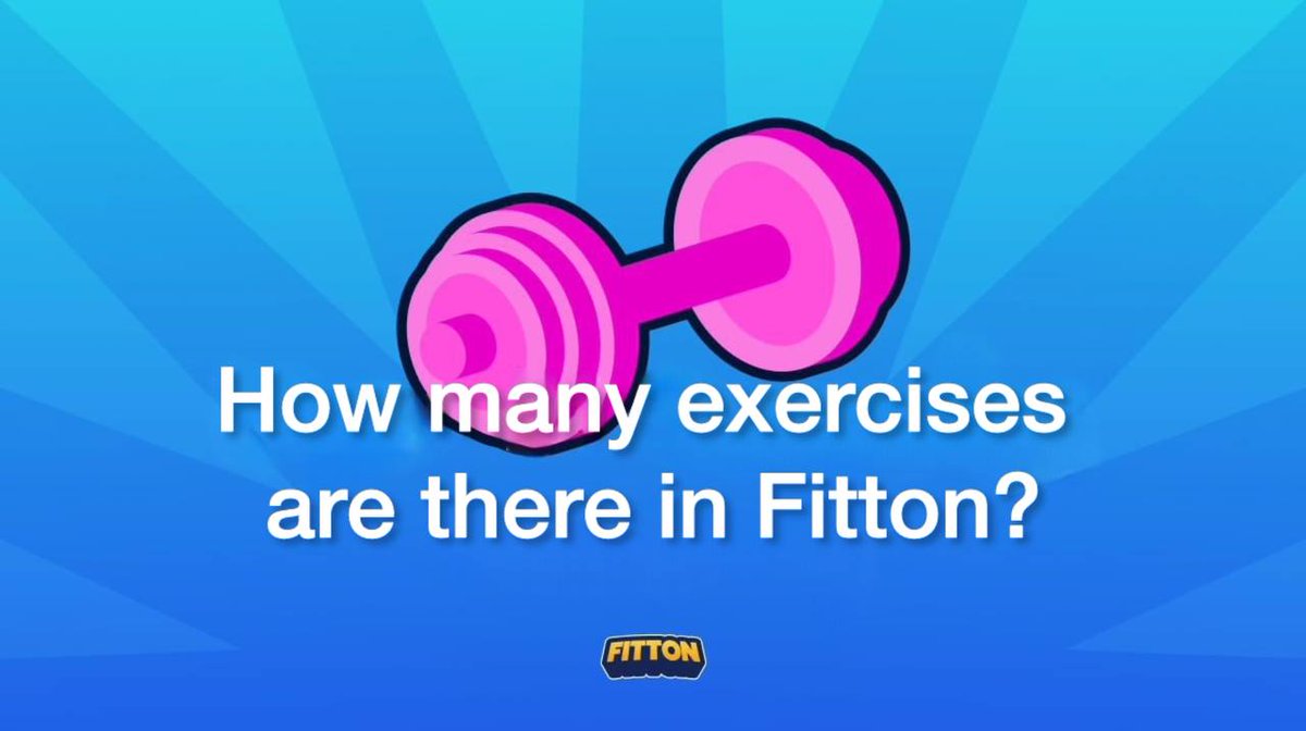 🎮 Brain &amp; Brawn time! 🎮

Training your body is key — but don’t forget to keep that brain in shape too 😉

So here’s a quick challenge: How many exercises are there in Fitton?

The first 3 people to drop the correct answer in the comments will get a bonus straight to their