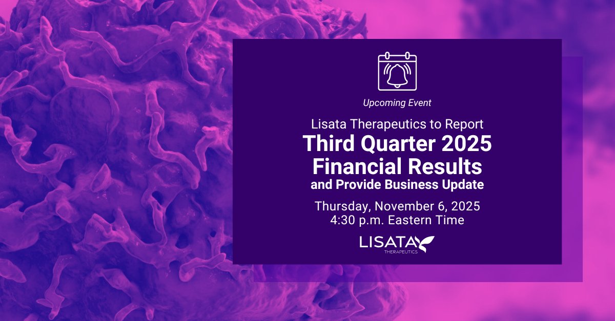 Lisata Therapeutics, Inc. tweet media