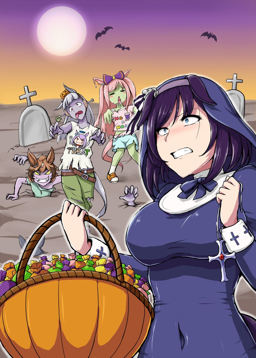 ハロウィンvsシスターフラッシュの再掲
新規絵?そこになければないですね 