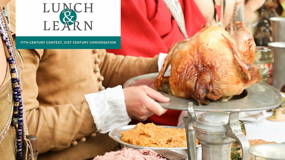 Join us on Nov 6, 12 – 1 pm, for “Lunch &amp; Learn: Was Turkey on the Table?”. This program is made free to the public, both virtually &amp; in person, through support from the Plymouth Local Cultural Council. 

Reserve your free ticket: bit.ly/43EVGgf 
#PlimothPatuxet