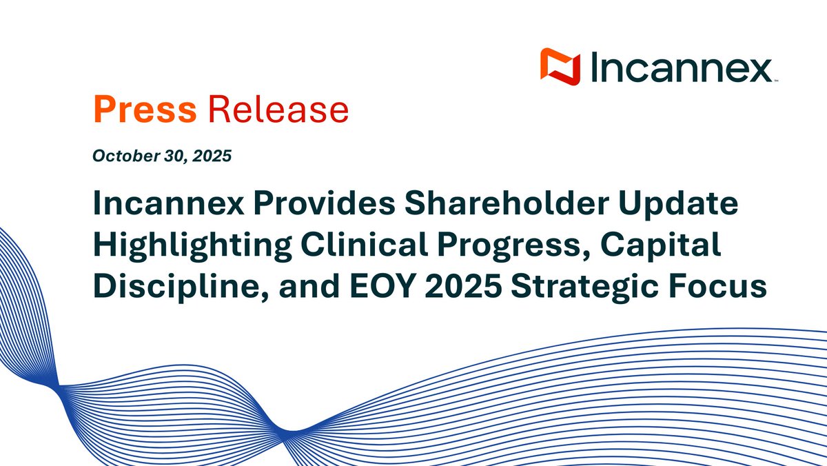 ASX_IHL's tweet image. $IXHL provides a shareholder update highlighting continued progress across clinical, regulatory, and capital initiatives positioning for sustained long-term growth.

Full press release here: bit.ly/4qAOaNj