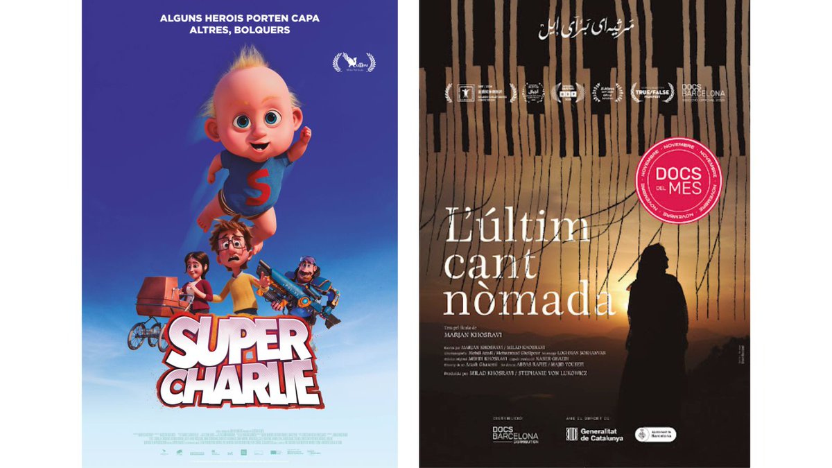 Aquesta setmana dues estrenes en català als cinemes:
📷 Super Charlie (VD), a <a href="/CineBaix/">CineBaix</a> i Cines Kinépolis Splau
 📷 L’últim cant nòmada (VOSC)
#cinemaencatalà <a href="/rosesvxl/">CNL Baix Llobregat Centre VxL</a>